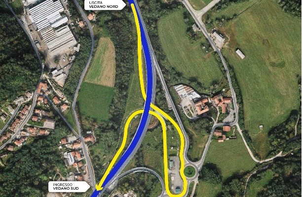 Viadotto di Vedano chiuso fino al 18 luglio