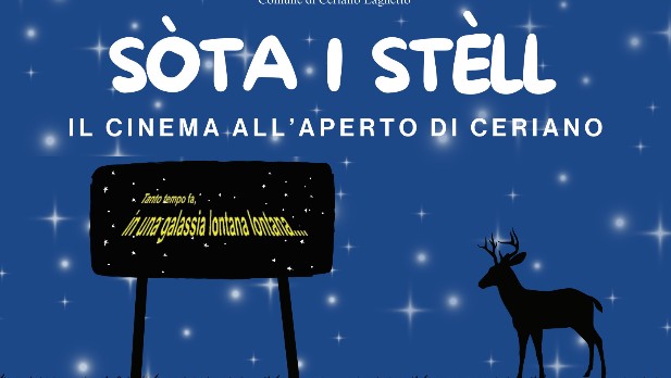 Tornano i film in piazzetta con “Sòta i stèll”