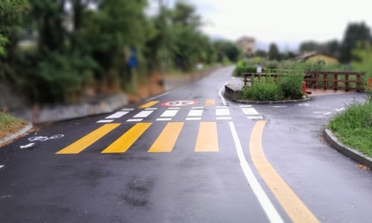 Completata la nuova ciclopedonale di Mercallo
