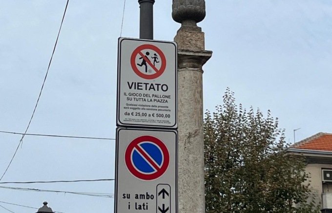 Troppi schiamazzi: arriva il divieto di giocare a pallone