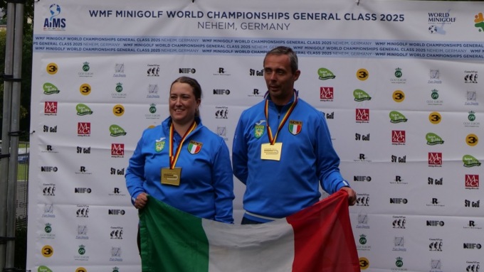 Un oro e un bronzo per l’Italia ai Mondiali di Minigolf