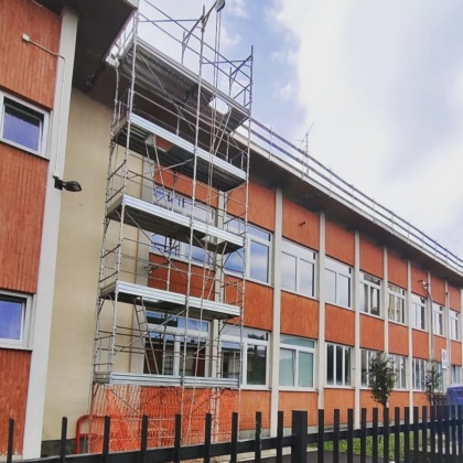 In corso i lavori per rimettere a nuovo le scuole
