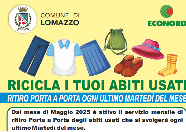 Raccolta porta a porta di abiti usati