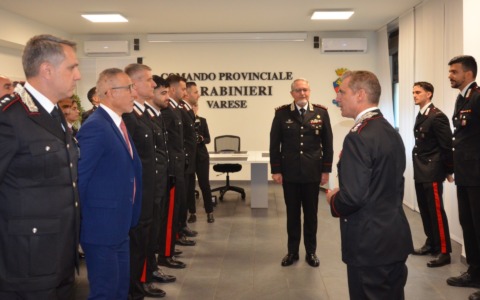 Visita del Generale De Riggi al Comando provinciale carabinieri