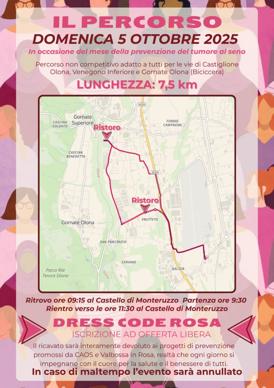 Torna la “Camminata in rosa 2025”