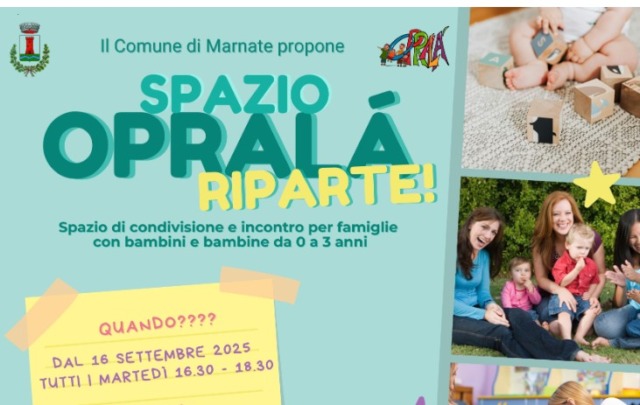 Dopo la pausa estiva lo Spazio Opralà è pronto per ripartire