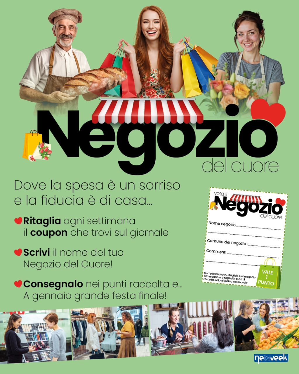 La Settimana di Saronno celebra le storie del territorio con una grande iniziativa: Negozio del Cuore