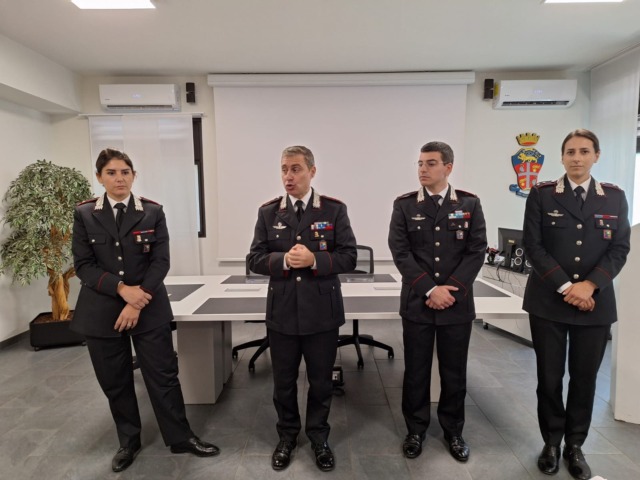 Avvicendamento al comando provinciale dei Carabinieri