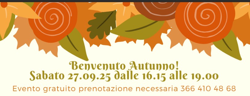 “Benvenuto autunno”, ecco l’evento per accogliere la nuova stagione