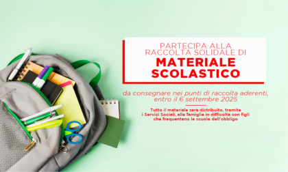 Raccolta di materiale scolastico