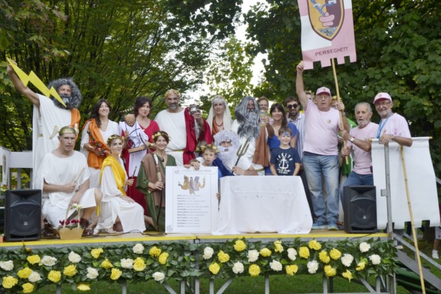 Il rione Perseghett si aggiudica la la sesta edizione del Palio