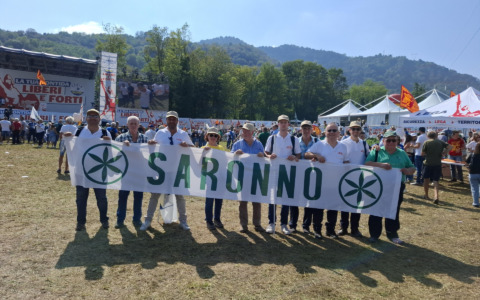 Anche i leghisti saronnesi a Pontida: “Vogliamo una Lombardia forte”