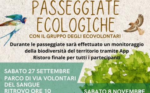 Passeggiate ecologiche con gli Ecovolontari