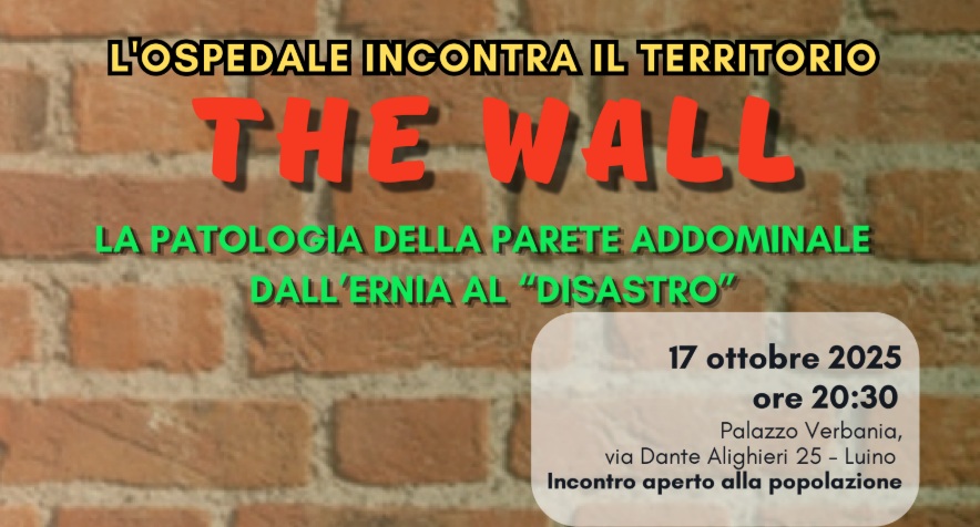 “The Wall – L’ospedale incontra il territorio”: convegno aperto sulla patologia della parete addominale