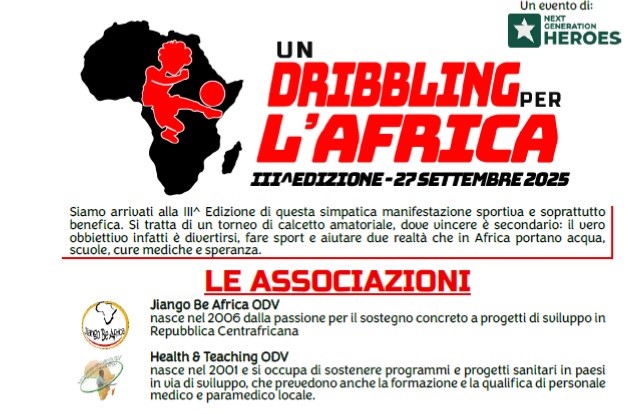 Un dribbling per l’Africa