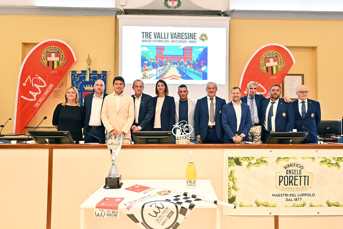 Busto Arsizio riabbraccia il ciclismo con la Tre valli varesine