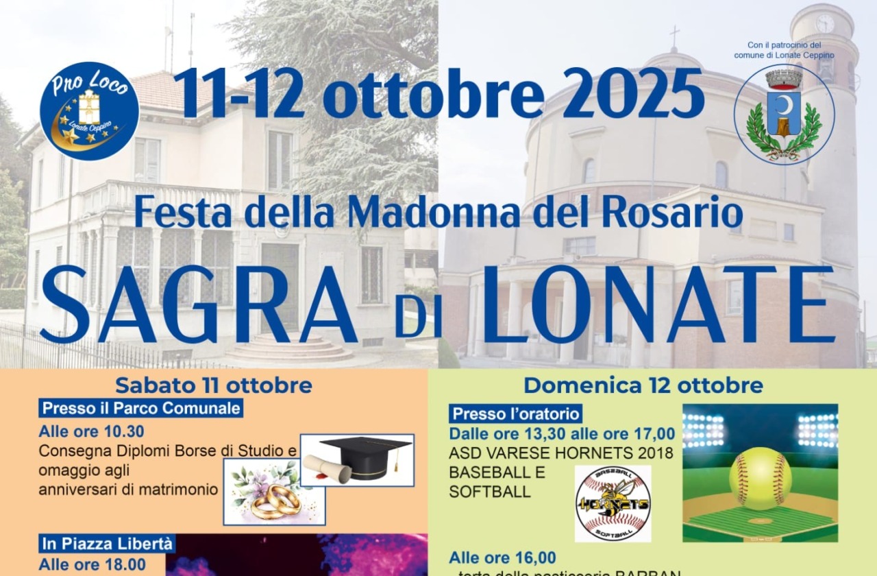 Weekend di festa per la Sagra di Lonate