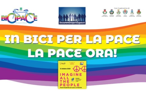 Partono da Castellanza i ciclisti di Bicipace verso la marcia Perugia-Assisi