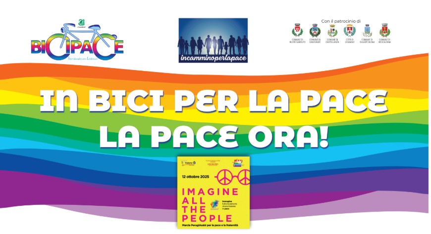 Partono da Castellanza i ciclisti di Bicipace verso la marcia Perugia-Assisi