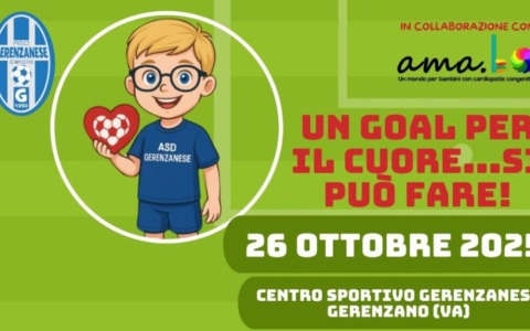 “Un goal per il cuore”, tutti in campo con Amalo per i bambini cardiopatici
