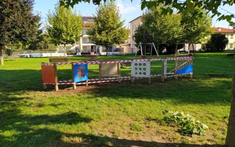 Nuovi giochi sensoriali nel parco