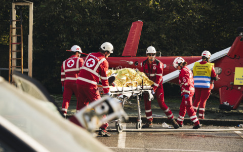 Simulazione di maxi emergenza alla Leonardo