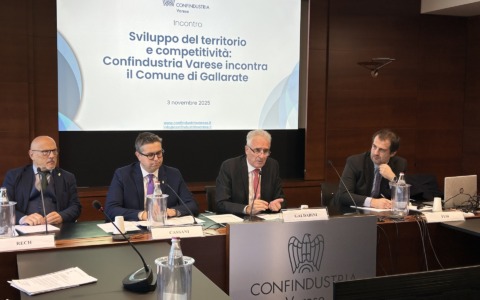 Confindustria Varese e Comune di Gallarate, incontro su sviluppo, attrattività e competitività del territorio