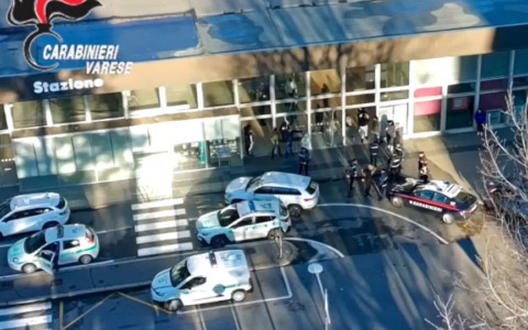 Controlli a tappeto alla stazione di Gallarate