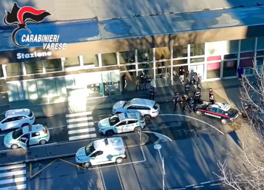 Controlli a tappeto alla stazione di Gallarate