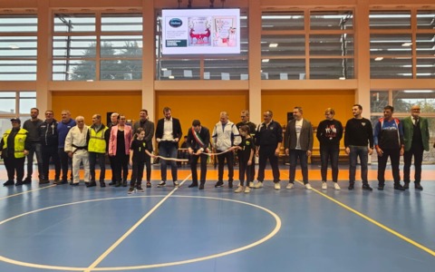 Inaugurazione per il palazzetto dello sport Sandalmazi