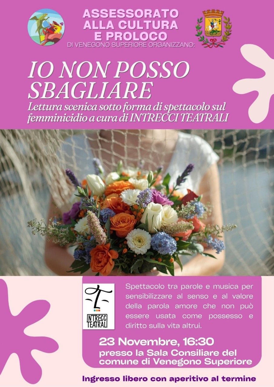 Parole e musica a Venegono contro il femminicidio