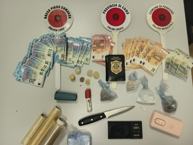 La Polizia Provinciale smantella un importante punto di spaccio nei boschi del Comasco