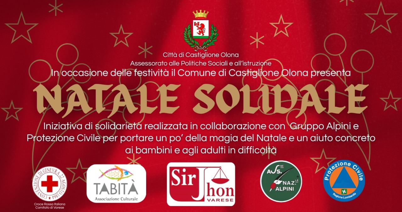 Con il Natale solidale si fa un gesto concreto per sostenere chi ha bisogno