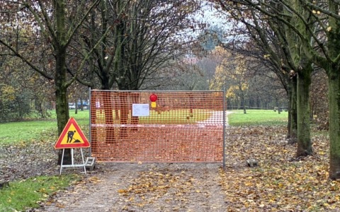 Lavori al ponticello di via Marx