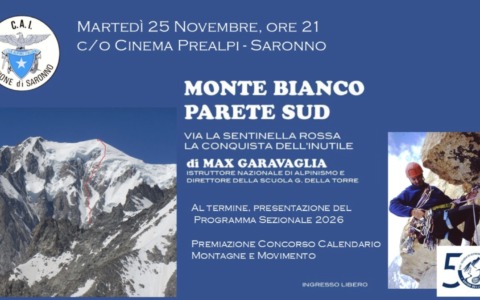 Dal Monte Bianco alla presentazione del programma sezionale