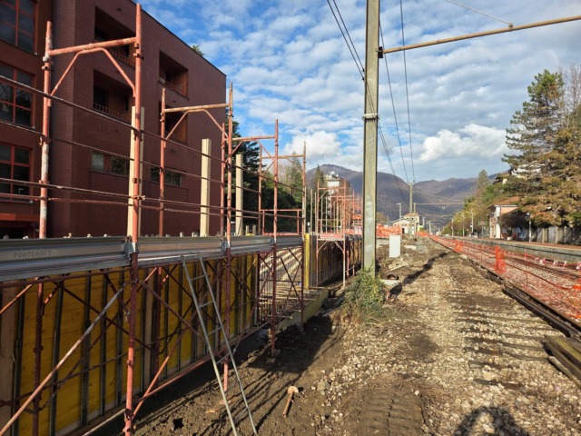 Proseguono i lavori per il raddoppio della tratta Gemonio-Cittiglio