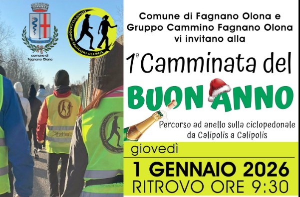 A Fagnano Olona il nuovo anno inizia… camminando