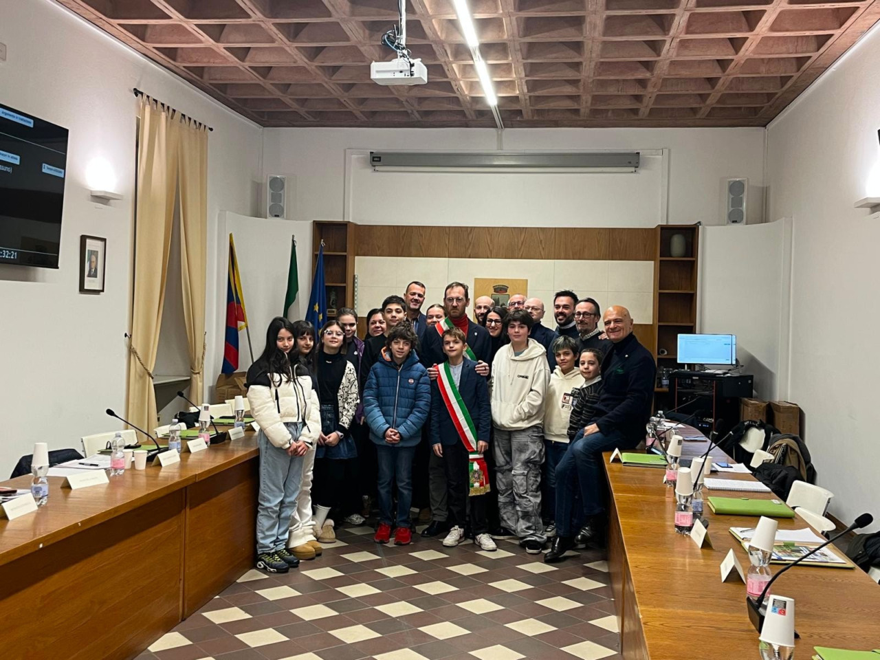 Il Consiglio comunale dei ragazzi in aula insieme ai grandi