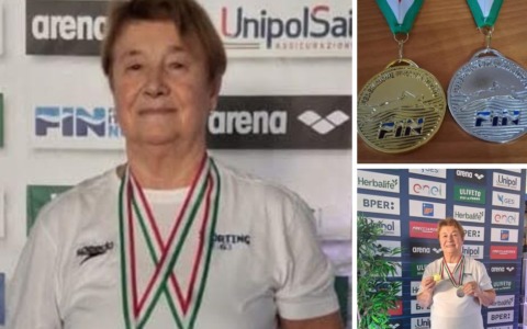 A 75 anni è campionessa italiana di nuoto