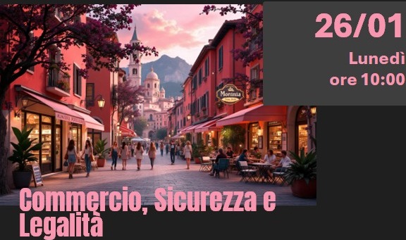 “Radici e visioni”: un evento dedicato a sicurezza, commercio e legalità