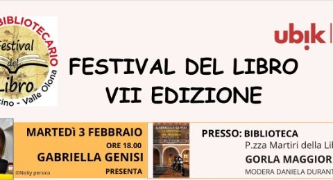 Settimo appuntamento per il Festival del Libro del Sistema Bibliotecario Busto Ticino Valle Olona