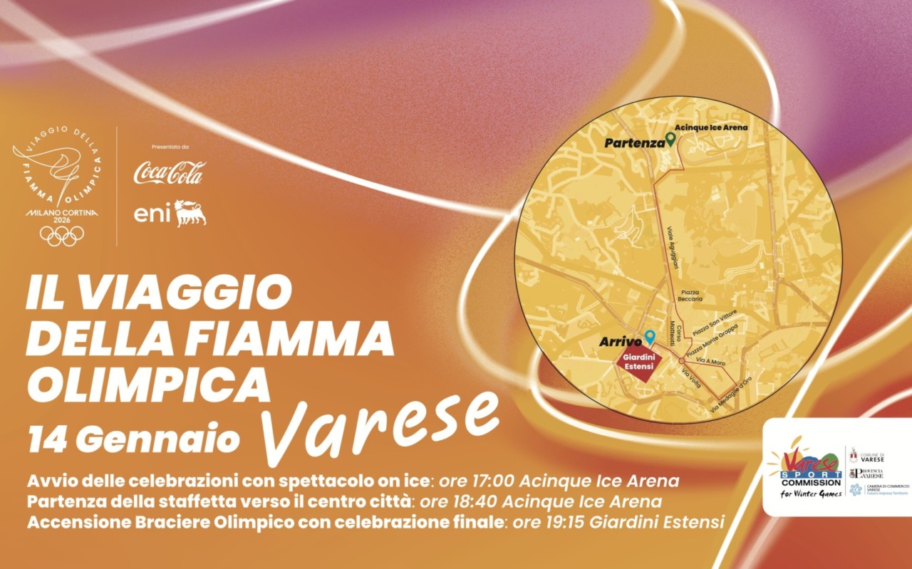 La Fiamma Olimpica arriva  a Varese