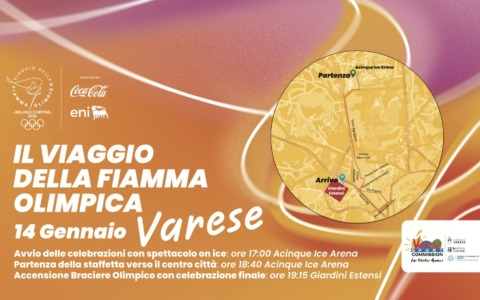 La Fiamma Olimpica arriva  a Varese