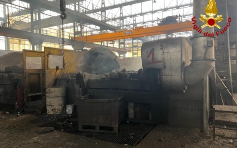 Incendio in fonderia a Lonate Pozzolo: nessun ferito ma tanto spavento