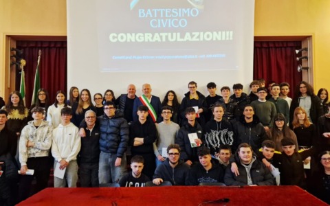 Battesimo civico 2026 per i neodiciottenni