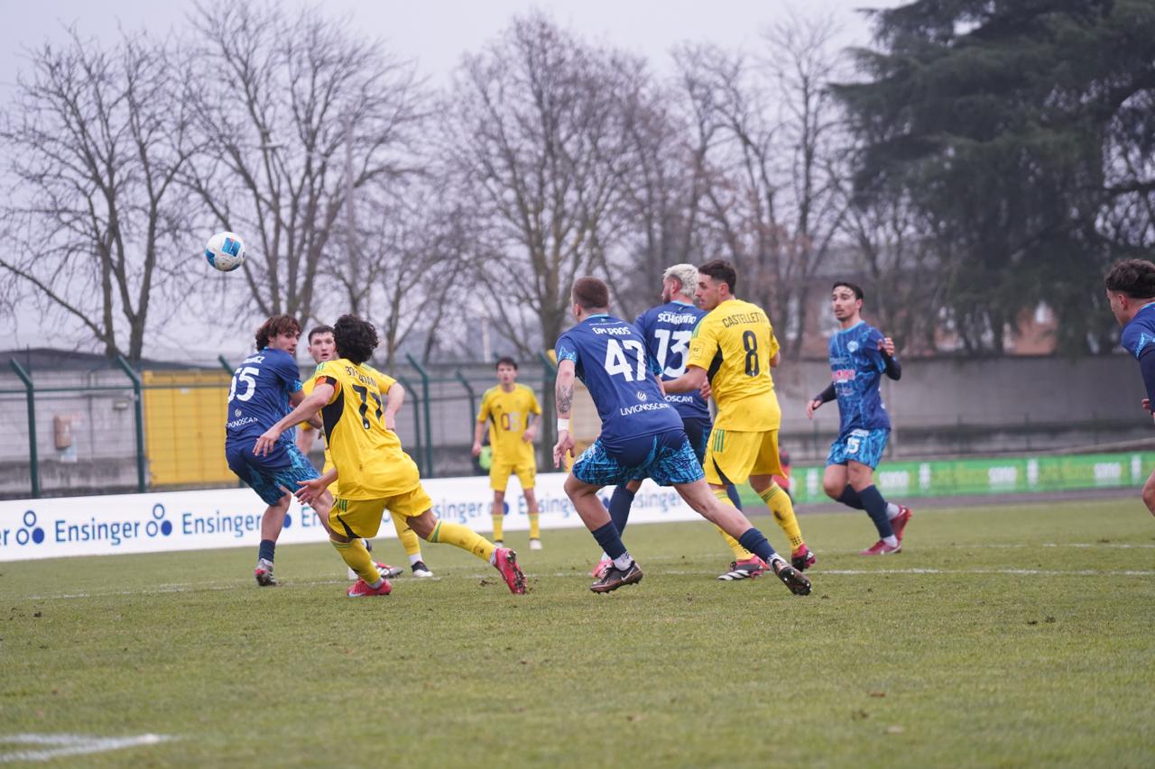 Sconfitta casalinga per la Castellanzese contro la Nuova Sondrio