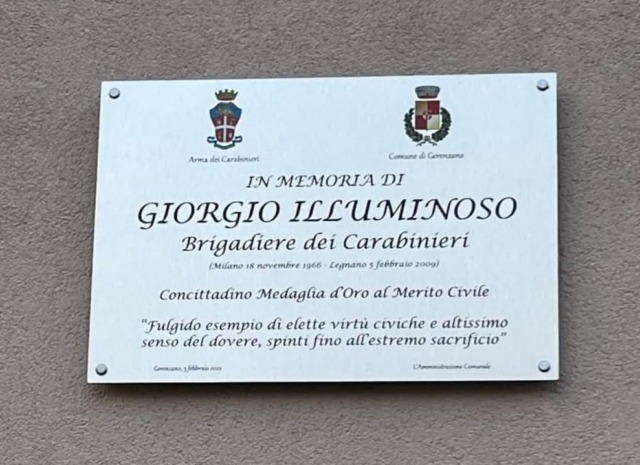 Messa in ricordo del brigadiere Giorgio Illuminoso