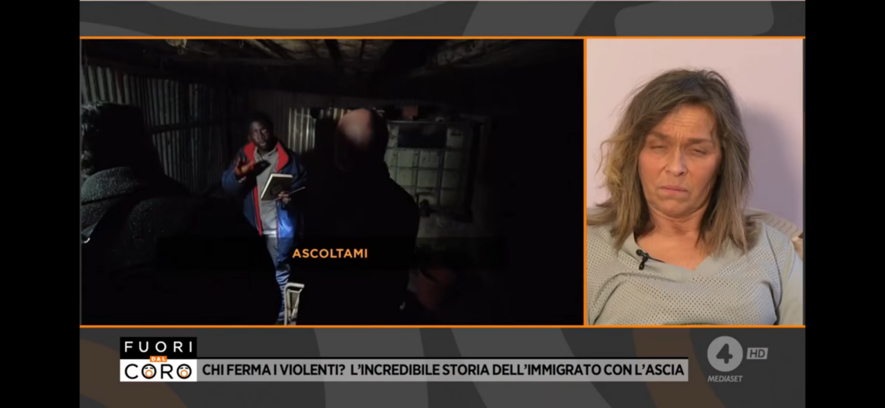 Minacciata di morte da un uomo che vive in una baracca: il caso diventa nazionale