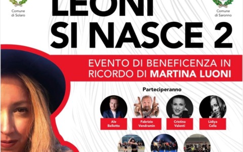 Al Giuditta Pasta “Leoni si nasce 2” per sostenere dei progetti benefici