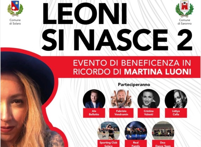 Al Giuditta Pasta “Leoni si nasce 2” per sostenere dei progetti benefici